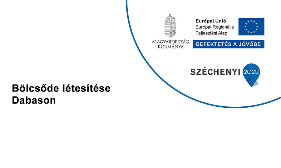 Bölcsőde létesítése Dabason